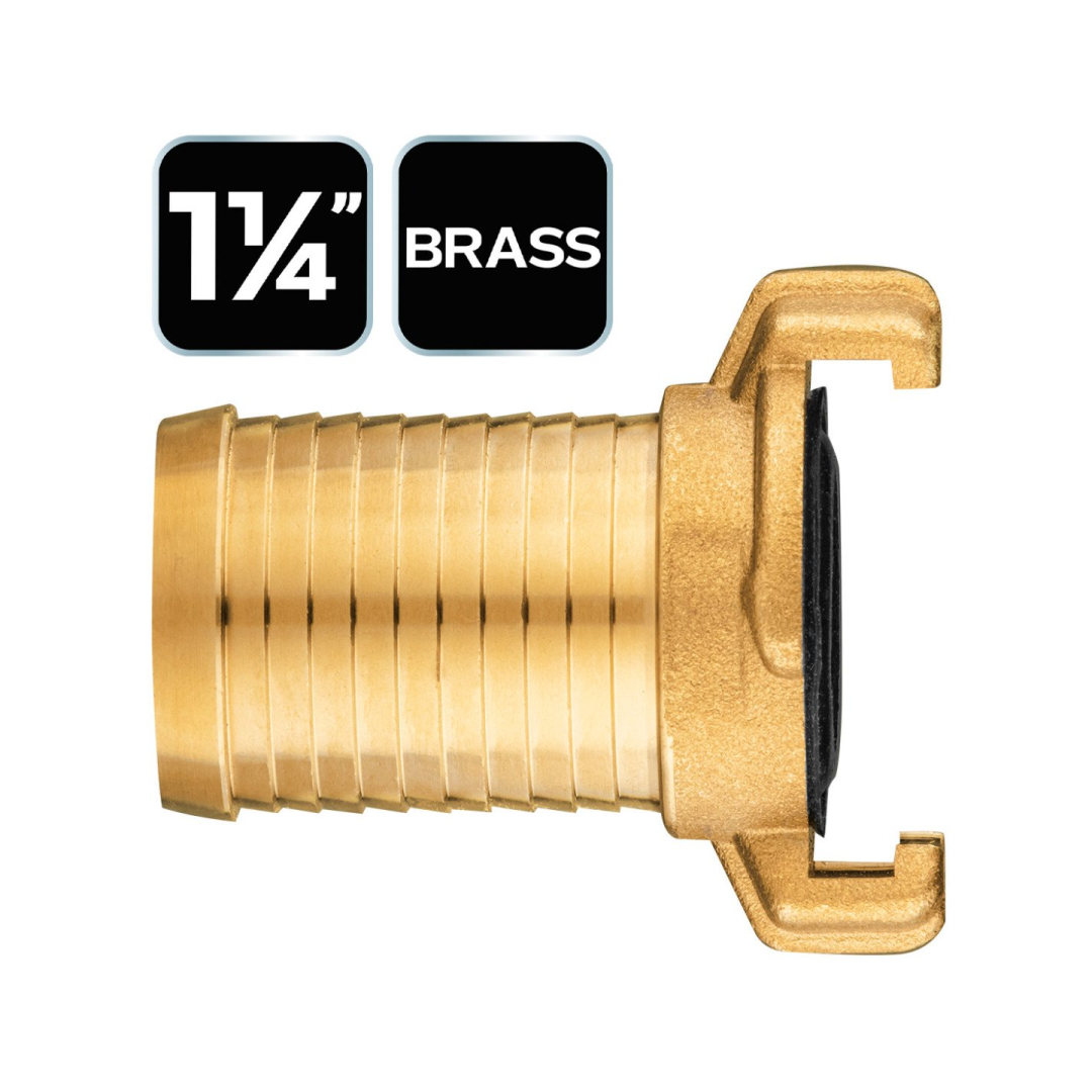 Žalvarinė greitoji jungtis žarnai, 1 1/4 " 6