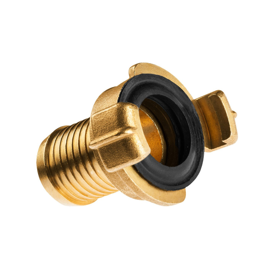 Žalvarinė greitoji jungtis žarnai, 1 " 4 Žalvarinė greitoji jungtis žarnai, 1 " 4