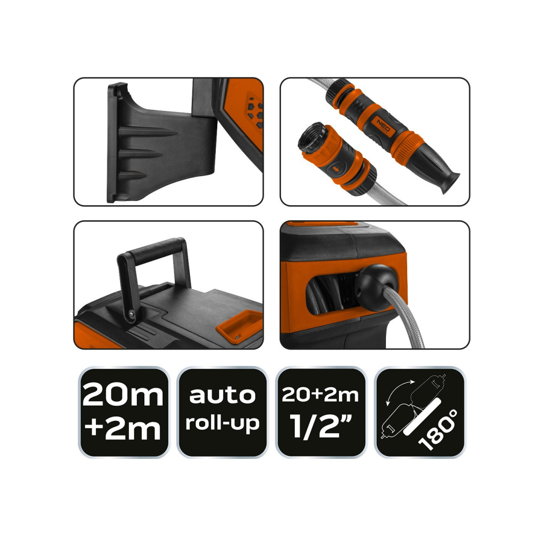 Žarna su automatine rite 1/2", 20 m + 2 m 7 Žarna su automatine rite 1/2", 20 m + 2 m 7