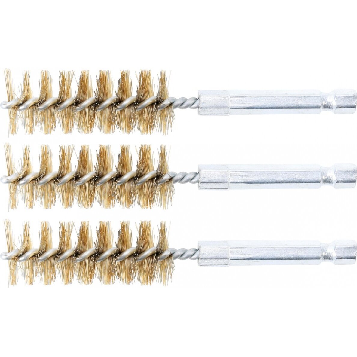 Žalvariniai šepečiai vamzdeliams | 18 mm | 6,3 mm (1/4") | 3 vnt. (3078-18-M) Žalvariniai šepečiai vamzdeliams | 18 mm | 6,3 mm (1/4") | 3 vnt. (3078-18-M)