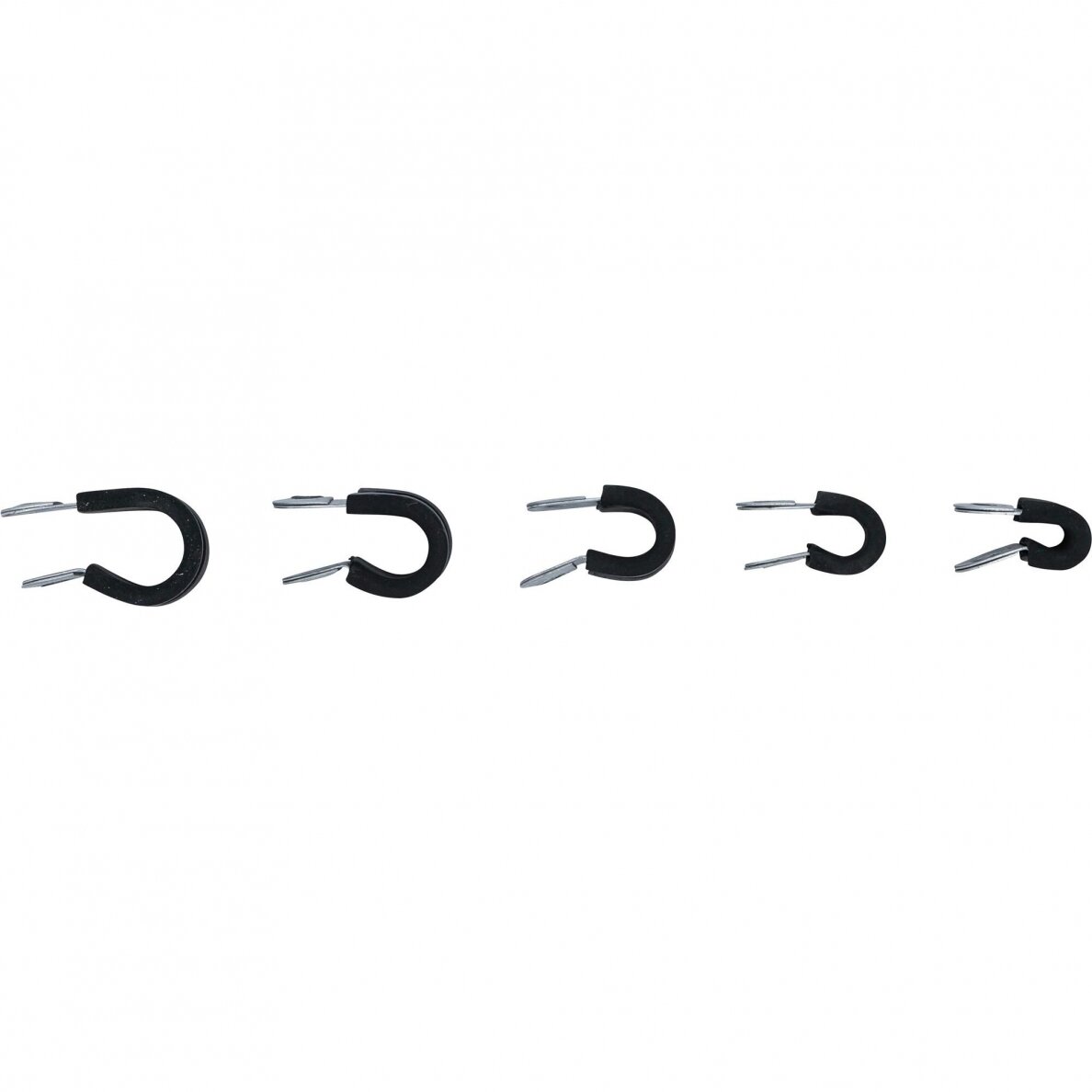 Žarnų spaustukų asortimentas, gumuoti | Ø 6 - 16 mm | 18 vnt. (14145) 1 Žarnų spaustukų asortimentas, gumuoti | Ø 6 - 16 mm | 18 vnt. (14145) 1