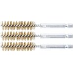 Žalvariniai šepečiai vamzdeliams | 13 mm | 6,3 mm (1/4") | 3 vnt. (3078-13-M)