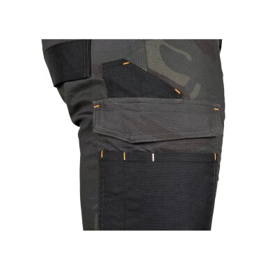 Žalia spalva „Mix&Match“ darbo kelnės, drobė, sutvirtintos „Cordura“ medžiaga, dydis L 1