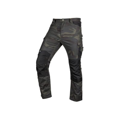 Žalia spalva „Mix&Match“ darbo kelnės, drobė, sutvirtintos „Cordura“ medžiaga, dydis S