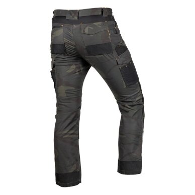 Žalia spalva „Mix&Match“ darbo kelnės, drobė, sutvirtintos „Cordura“ medžiaga, dydis XL 1