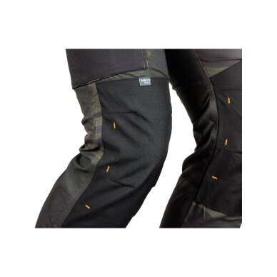 Žalia spalva „Mix&Match“ darbo kelnės, drobė, sutvirtintos „Cordura“ medžiaga, dydis XXXL 6