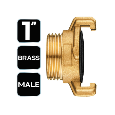 Žalvarinė greitoji jungtis su išoriniu sriegiu 1" 5 Žalvarinė greitoji jungtis su išoriniu sriegiu 1" 5