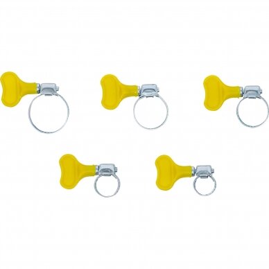 Žarnų sąvaržų asortimentas su rankenėlėmis | 26 vnt. (80859) 1 Žarnų sąvaržų asortimentas su rankenėlėmis | 26 vnt. (80859) 1