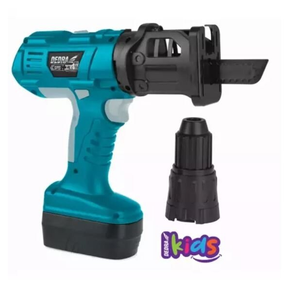 Žaislinis atsuktuvas – stūmoklinis pjūklas Dedra M315.003 1 Žaislinis atsuktuvas – stūmoklinis pjūklas Dedra M315.003 1