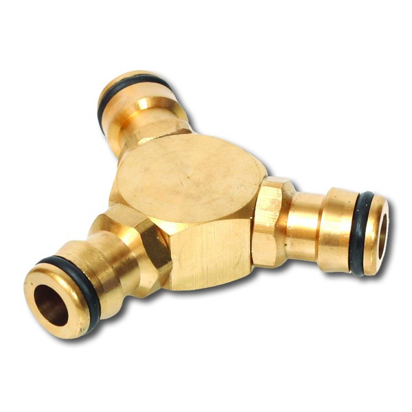 Žalvarinė trijų krypčių jungtis 1/2''