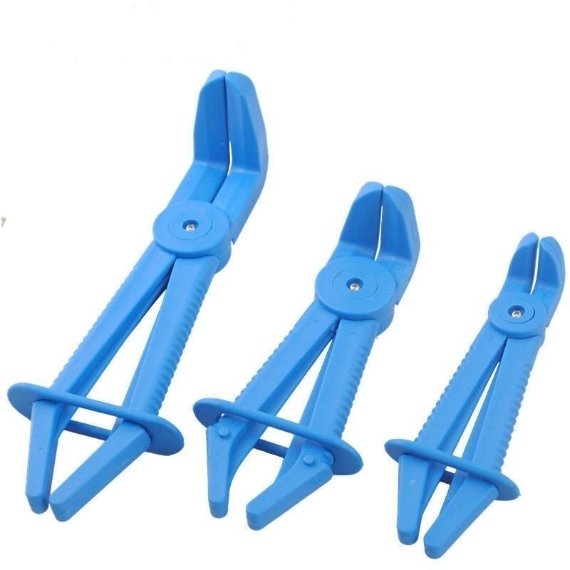 Žarnų užspaudimo replės lenktos 90° | Ø10, Ø15 ir Ø24 mm | 3 vnt. (MG50710) Žarnų užspaudimo replės lenktos 90° | Ø10, Ø15 ir Ø24 mm | 3 vnt. (MG50710)