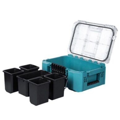 Gili kompaktiška smulkių priedų dėžė Makita P-91067, 278x389x162 mm 2 Gili kompaktiška smulkių priedų dėžė Makita P-91067, 278x389x162 mm 2