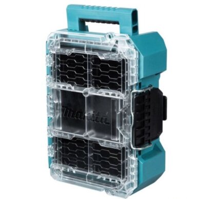 Gili kompaktiška smulkių priedų dėžė Makita P-91067, 278x389x162 mm 1 Gili kompaktiška smulkių priedų dėžė Makita P-91067, 278x389x162 mm 1