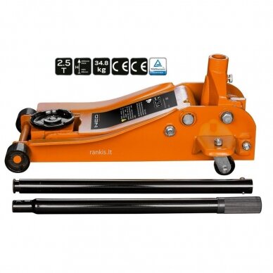 Žemo profilio serviso domkratas Neo 11-731, 2.5T, 85-455mm Žemo profilio serviso domkratas Neo 11-731, 2.5T, 85-455mm