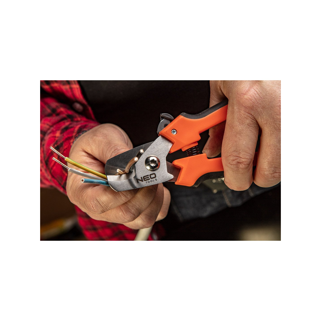 Žirklės kabeliams  185mm, 4