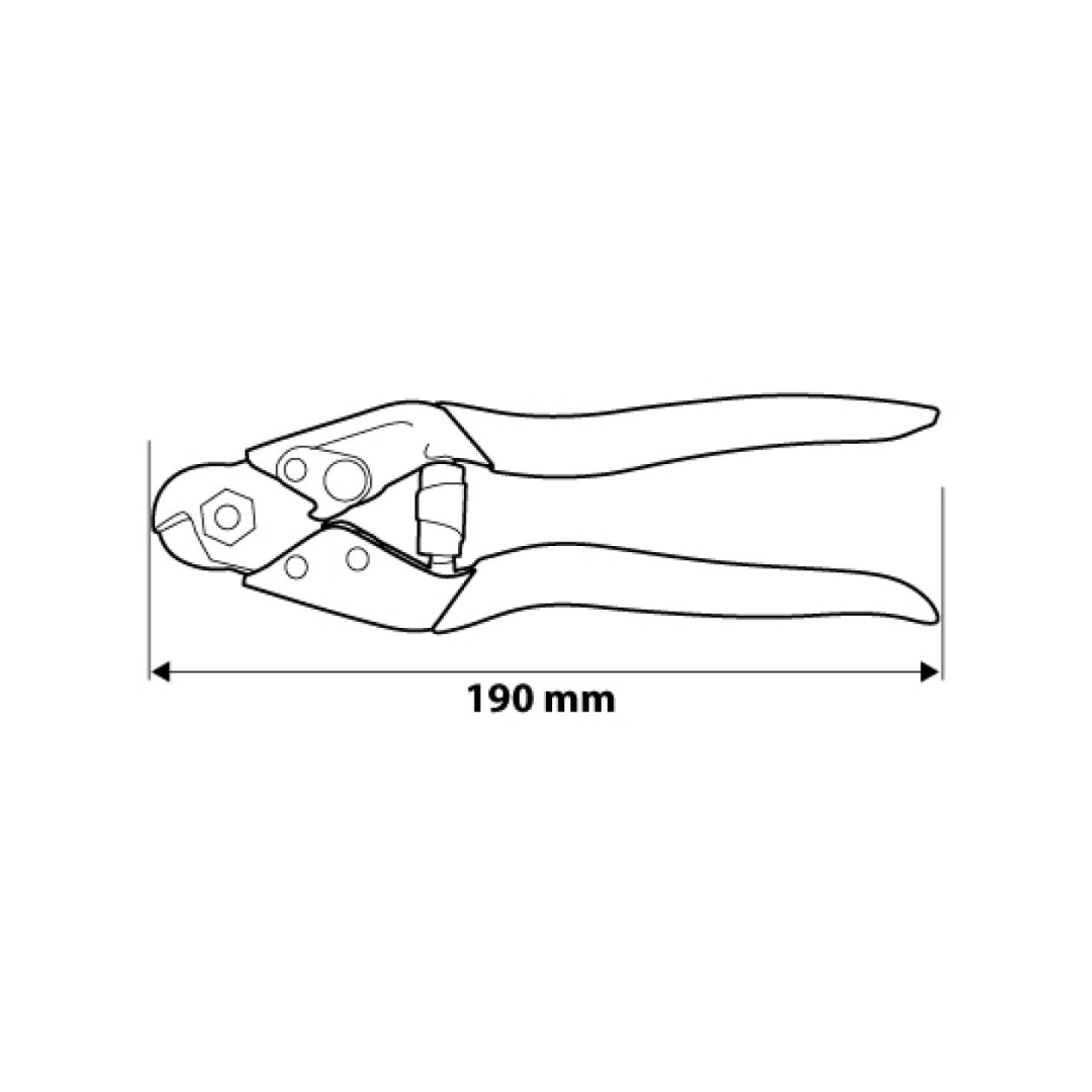 Žirklės kabeliams 190mm 6