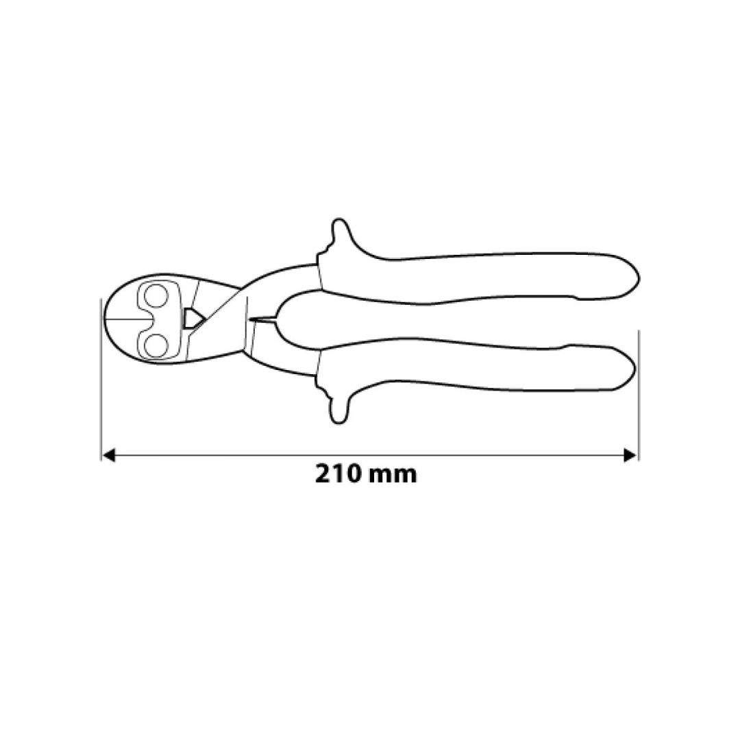 Žirklės plieninei vielai iki 5mm, 4