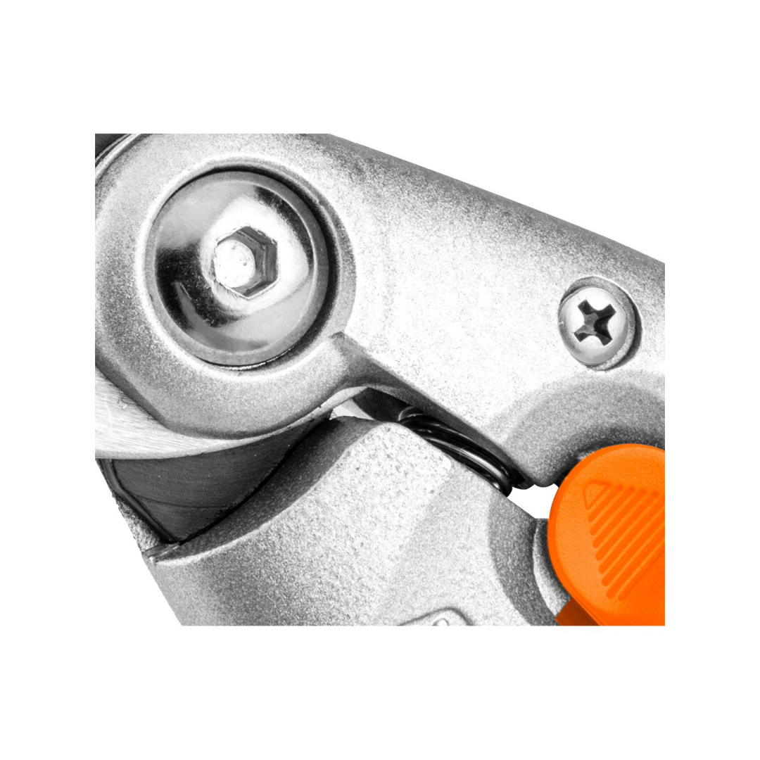 Žirklės su antgaliu, 210 mm, iki 20 mm diapaz, alium, TPR guma dengta rank 2 Žirklės su antgaliu, 210 mm, iki 20 mm diapaz, alium, TPR guma dengta rank 2