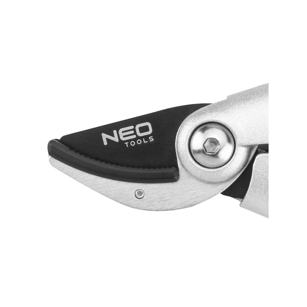 Žirklės su antgaliu, 210 mm, iki 20 mm diapaz, alium, TPR guma dengta rank 5 Žirklės su antgaliu, 210 mm, iki 20 mm diapaz, alium, TPR guma dengta rank 5