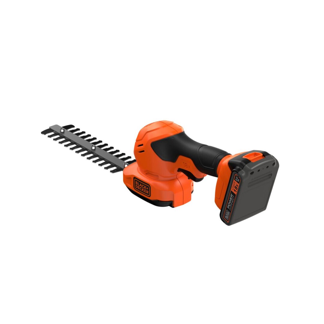 Žirklės/krūmapjovė, 1x2aH, 1a įkroviklis , BCSS18D1-QW, 1 X 2AH, Black&Decker 1 Žirklės/krūmapjovė, 1x2aH, 1a įkroviklis , BCSS18D1-QW, 1 X 2AH, Black&Decker 1