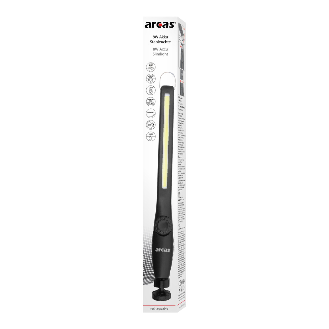 Žibintas Accu Slimlight, 8W, 18650 Li-ion, įkraunamas USB-C, CAMELION 1 Žibintas Accu Slimlight, 8W, 18650 Li-ion, įkraunamas USB-C, CAMELION 1