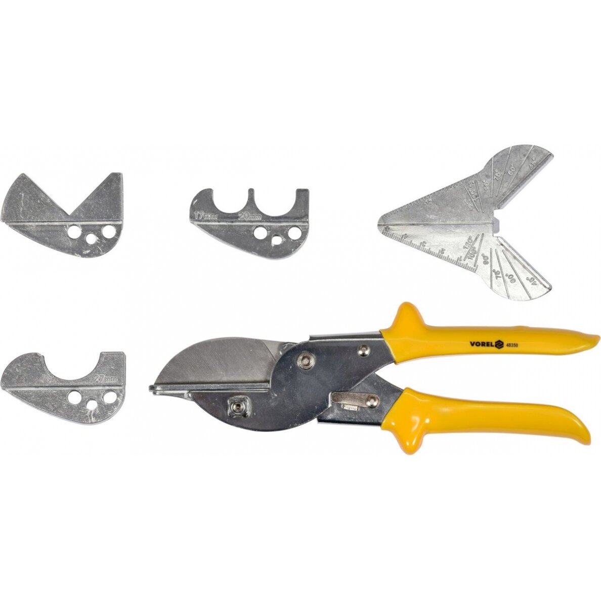 Žirklės kampinės plasmasiniams ir guminiams profiliams | 5 IN 1 (48350) Žirklės kampinės plasmasiniams ir guminiams profiliams | 5 IN 1 (48350)