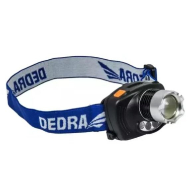 Žibintuvėlis ant galvos Dedra L1010, 3W LED 1 Žibintuvėlis ant galvos Dedra L1010, 3W LED 1