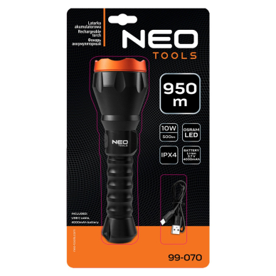 Žibintuvėlis, įkraunamas per USB C 500 lm Osram LE 1