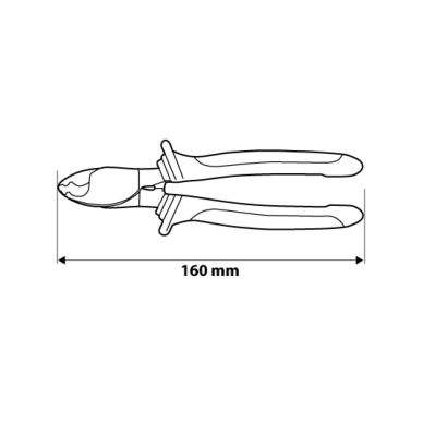 Žirklės kabeliams 160mm, 7 Žirklės kabeliams 160mm, 7