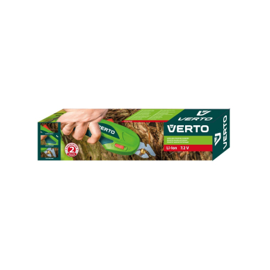 Žirklės krūmams ir žolei 7,2V Verto 1