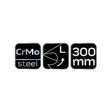 Žirklės skardai 280mm, kairinės 3 Žirklės skardai 280mm, kairinės 3