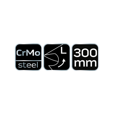 Žirklės skardai 300mm, kairinės 3 Žirklės skardai 300mm, kairinės 3