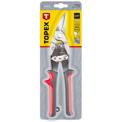 Žirklės skardai, kairinio kirpimo, 250 mm 1 Žirklės skardai, kairinio kirpimo, 250 mm 1