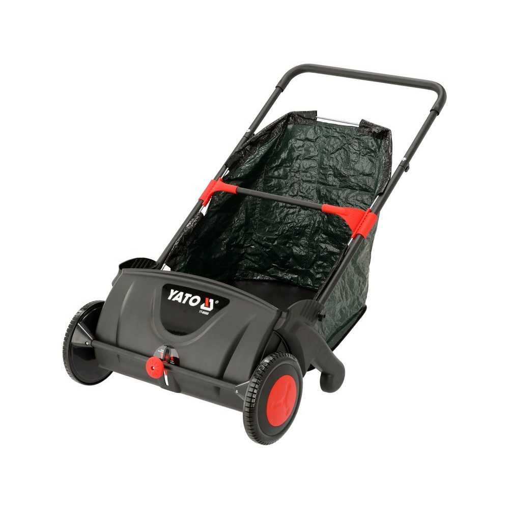 Žolės ir lapų surinktuvas mechaninis | 40 cm | 100 l (YT-86660)