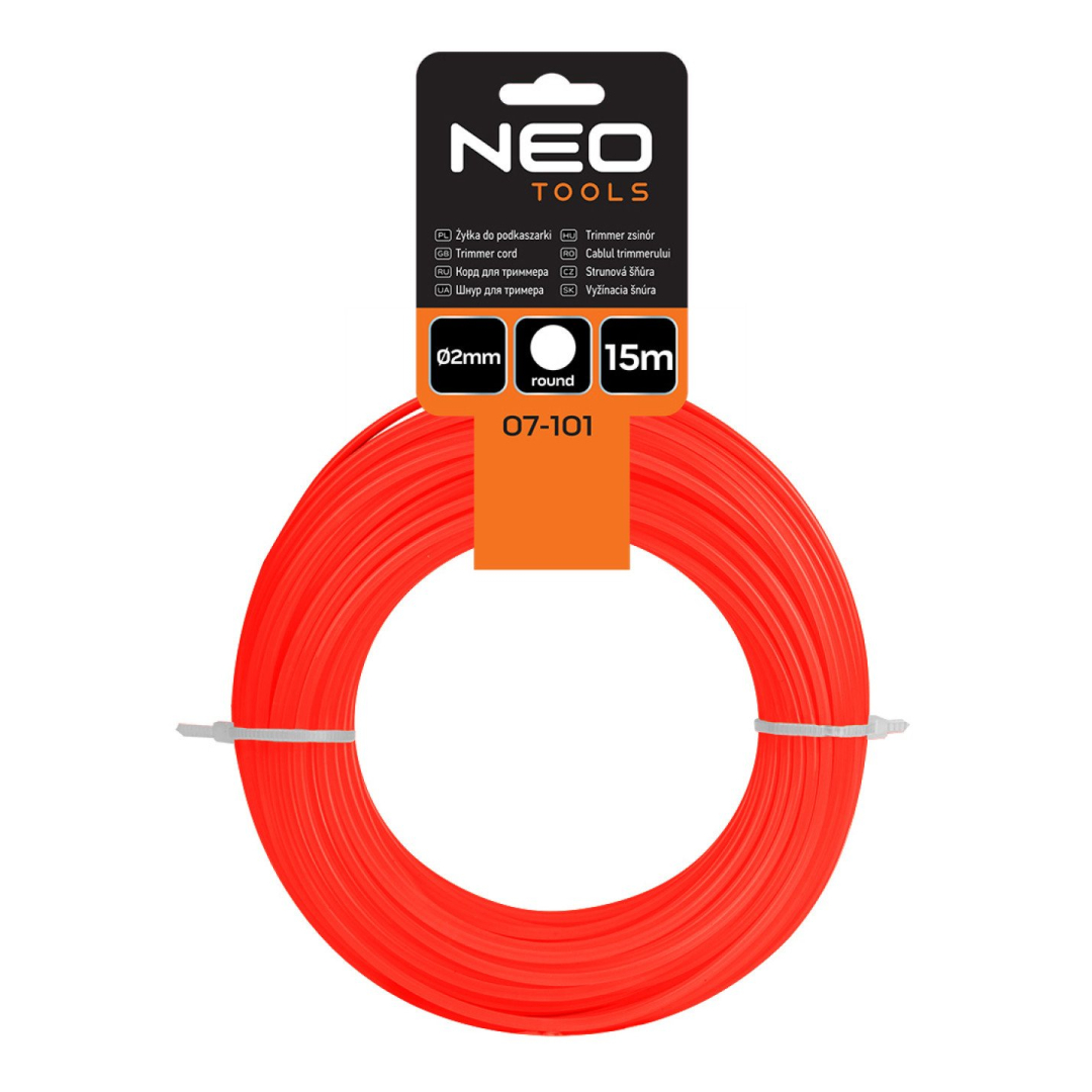Žoliapjovės laido skersmuo 2 mm, ilgis 15 m 1