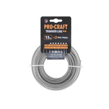 Žoliapjovės struna „ProCraft KD/J-3/15”