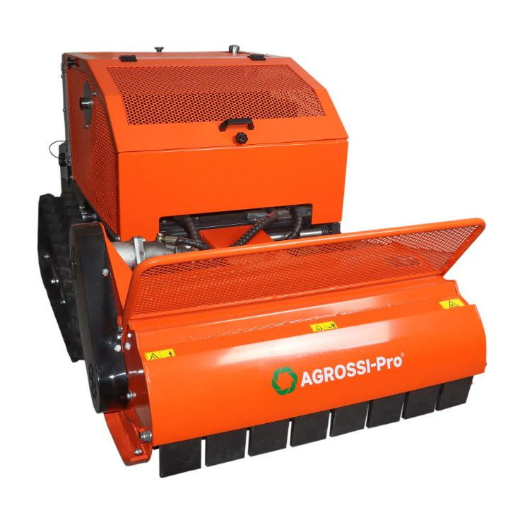 Nuotoliu valdomas mulčeris - žolės smulkintuvas AGROSSI-Pro RM-860V, 18 kW