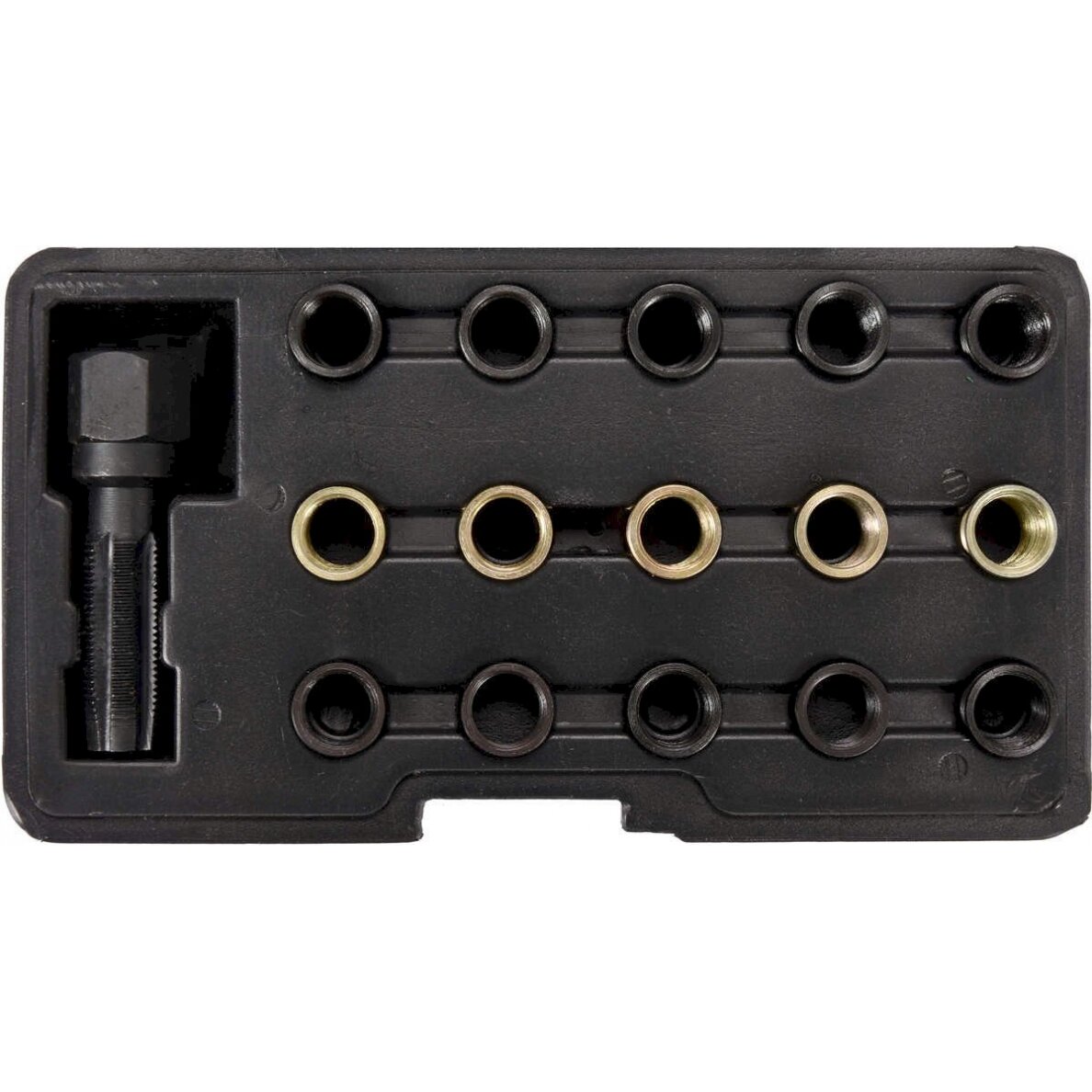 Žvakės sriegio lizdo remonto rinkinys | M14 x 1,25 mm | 16 vnt. (YT-17580) Žvakės sriegio lizdo remonto rinkinys | M14 x 1,25 mm | 16 vnt. (YT-17580)